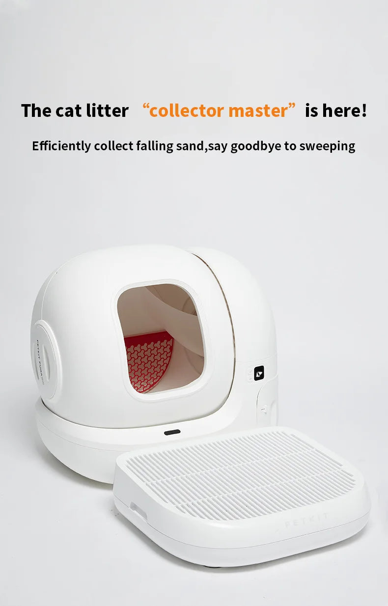 Petkit Pura Sandbox for Cat, Litter Secondary Catcher, All Line Universal Double Layer Filtered, Cleaning Products Litter Tray