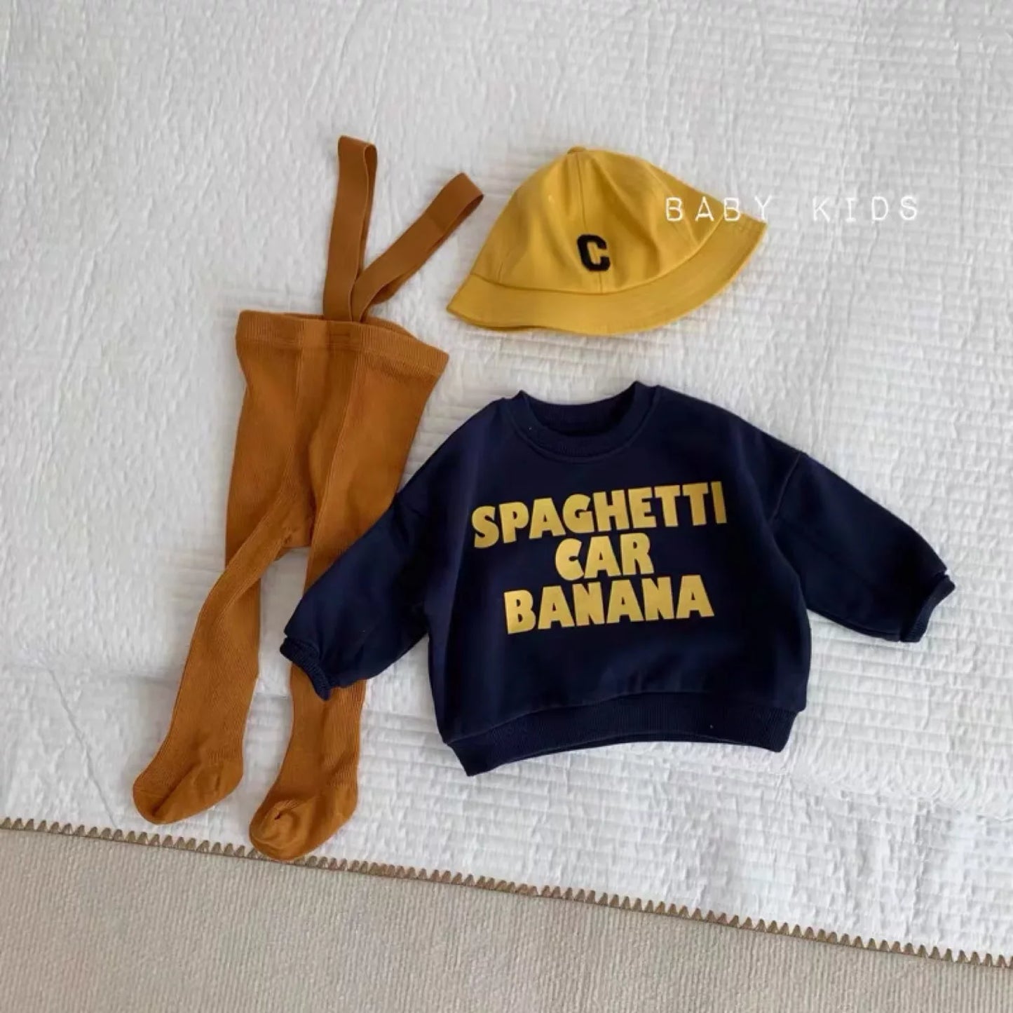 Spring Autumn Costume Minnie Printing Beige Long Sleeve Tshirt Baby Unisex Cute Loose Casual Long Sleeve Tops O-neck Sweatshirt