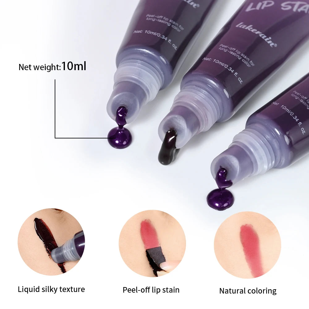 Peel Off Lip Stain Waterproof Resistant Lipsticks Cheap Lip Gloss Matte Tick for Lips Labios Inks Tattoos Makeup Ink Tint