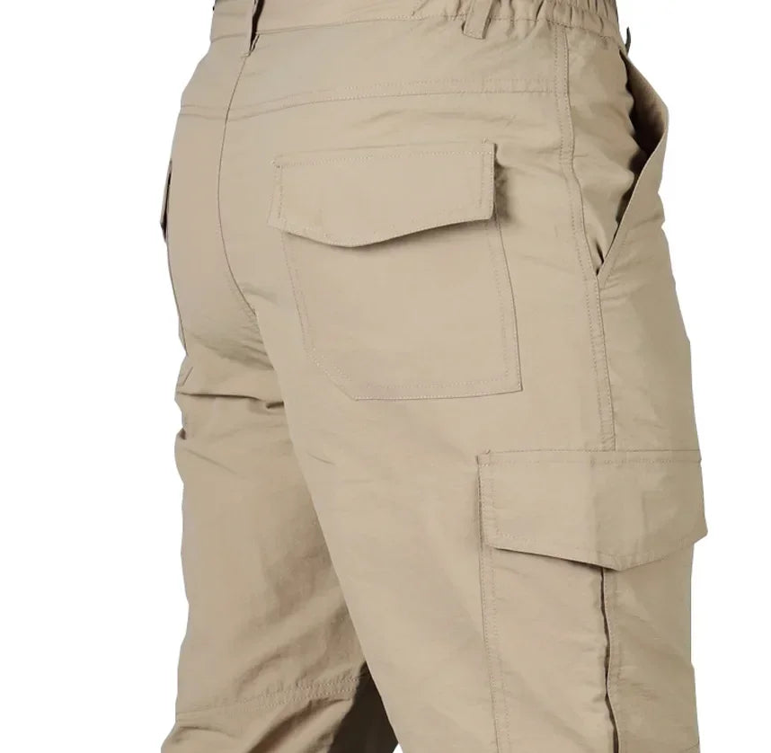 Summer Cargo Pants Men Army Military Tactical Jogger Trekking Hiking Mountain Work Tourism Trousers Streetwear