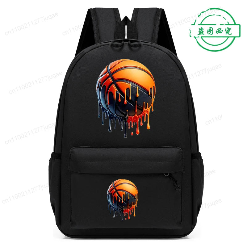 Basketball Printed Children School Bag Fashion Boy Girl Backpack Kids Kindergarten School Backpacks Cute Cartoon Bookbag Bags