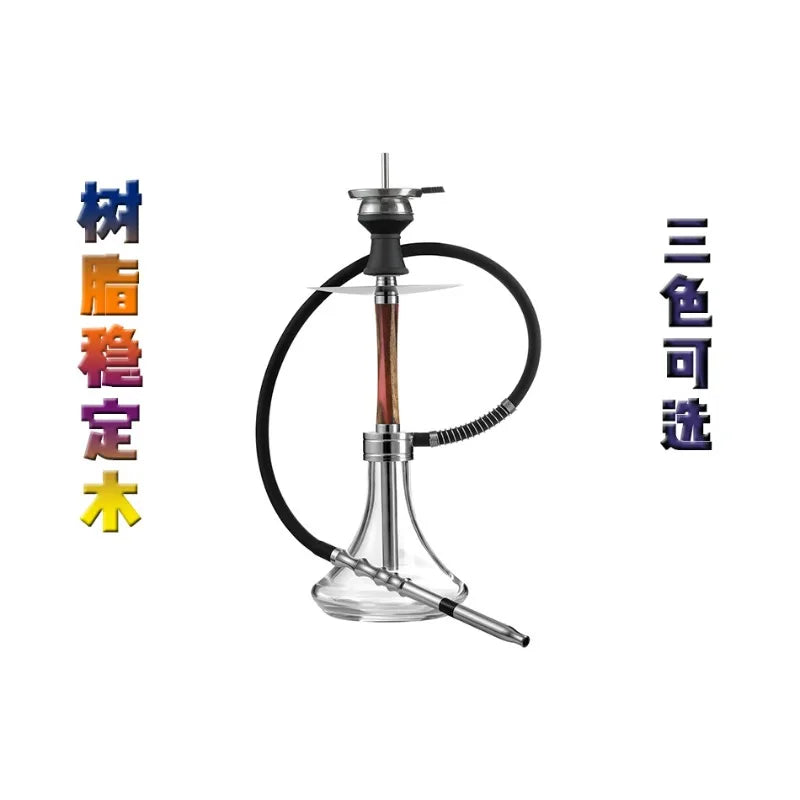 Arabian Shisha 8-hole Outlet Aluminum Alloy Hookah Set Smoking Set
