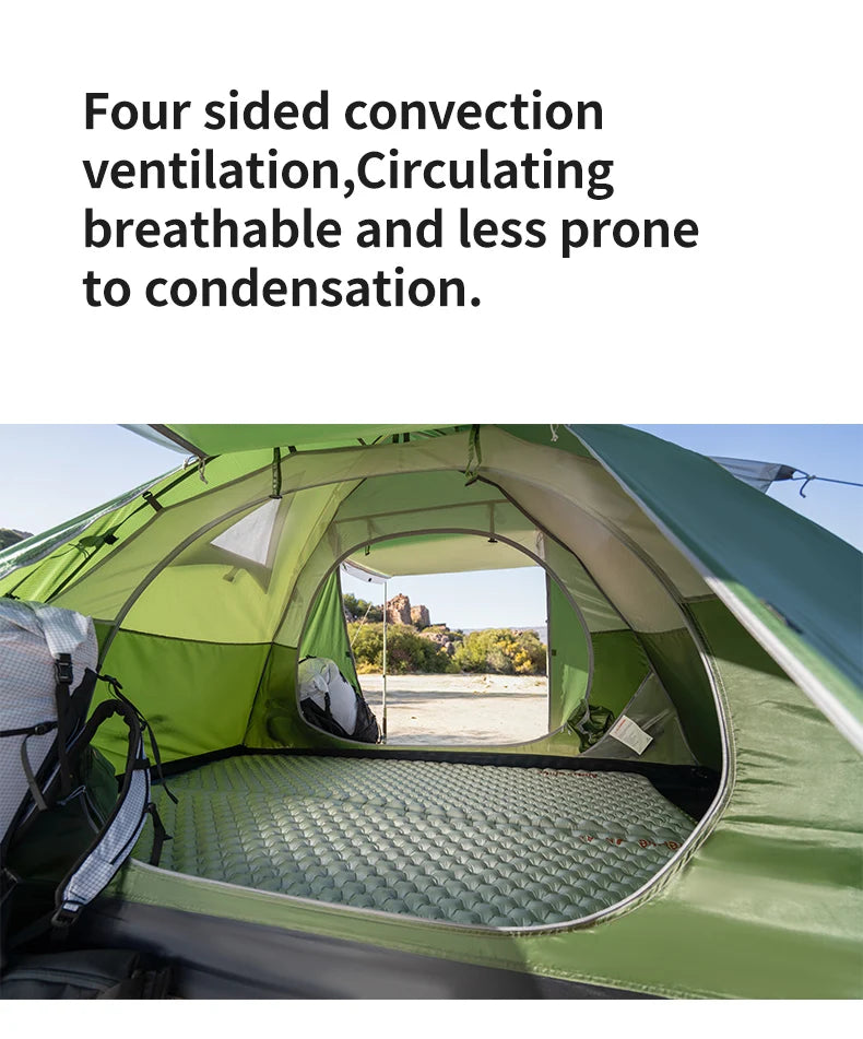 Naturehike  2026 Tents 2-3 People Bleik  Outdoor Hiking Mountain Camping Tent Travel 210T Polyester Waterproof Sunshade Shelter