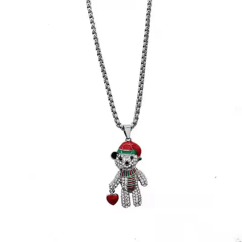 Niche design sense two wear zipper collarbone necklace women's new couple light luxury niche personality sweater chain choker