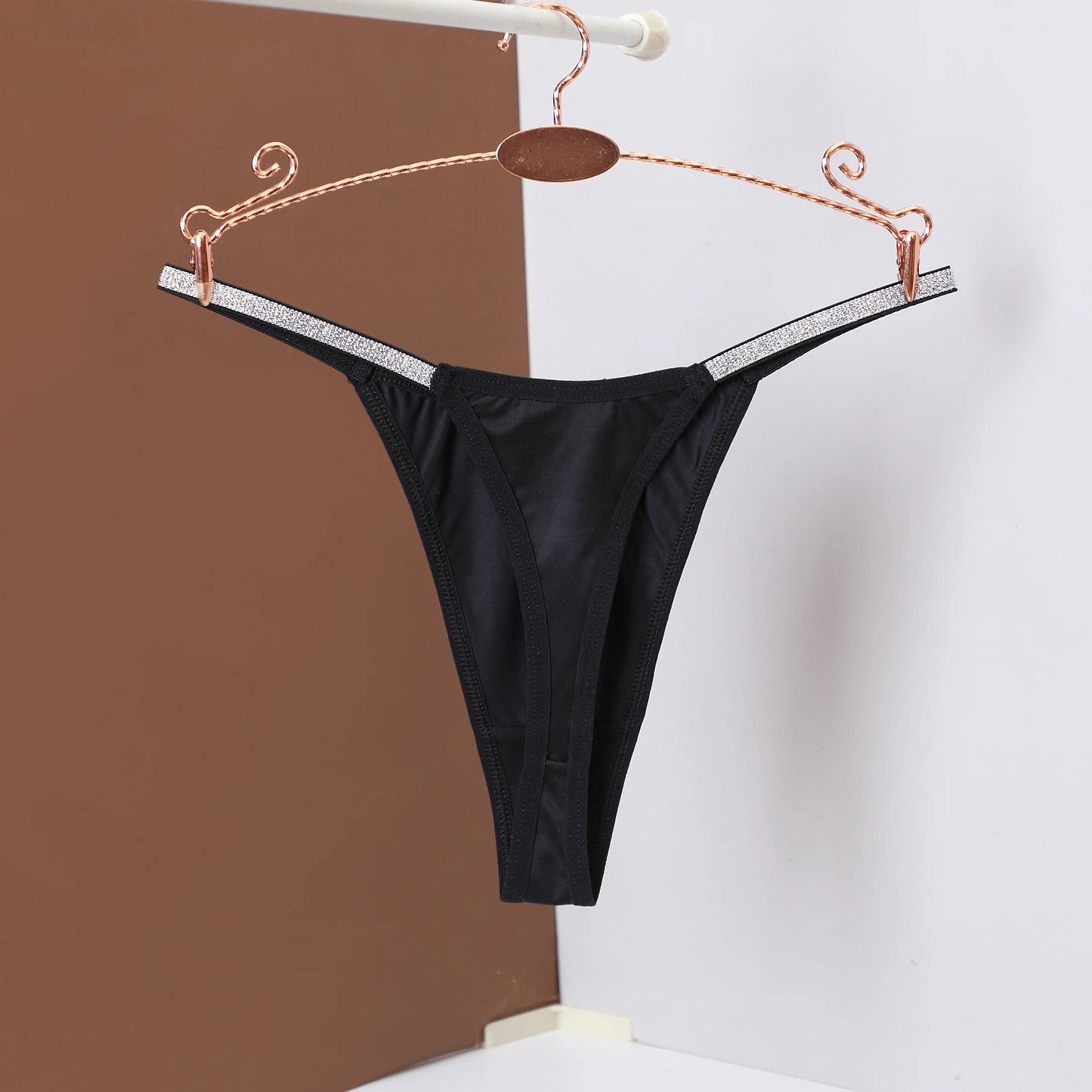 Thong Briefs for Women Soft Comfortable Solid Color Sexy Underpants with Thin Belt Female Lingerie Women's Thong