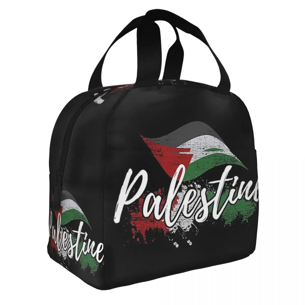 Palestine Flag Insulated Lunch Bags Cooler Bag Lunch Container Large Tote Lunch Box Food Handbags Work Travel