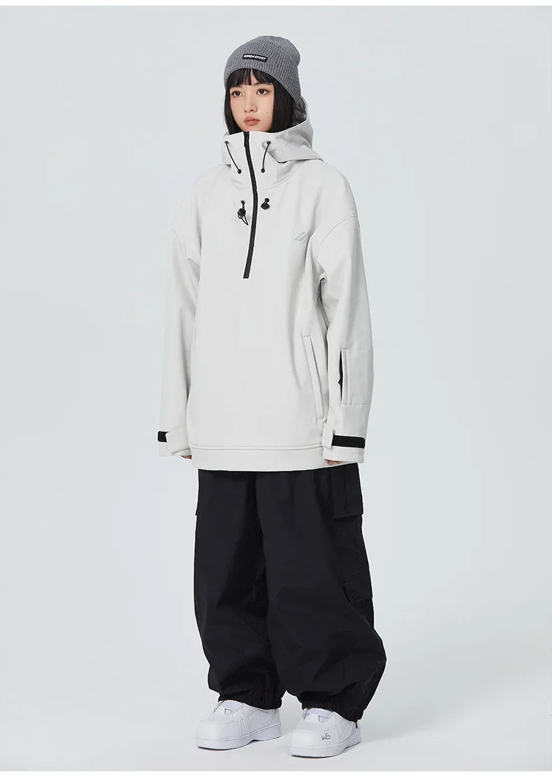 New Couple's Skiing Jackets 2025 Winter Warm Snow Clothes Pro Windproof Woman Ski Sport Hoodies Man Outdoor Snowboard Tracksuit