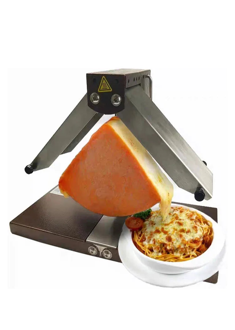 Semi-circle Triangle Cheese Electric Melting Machine - Commercial Dry Cheese Heating Machine for Western Restaurants and Cafés