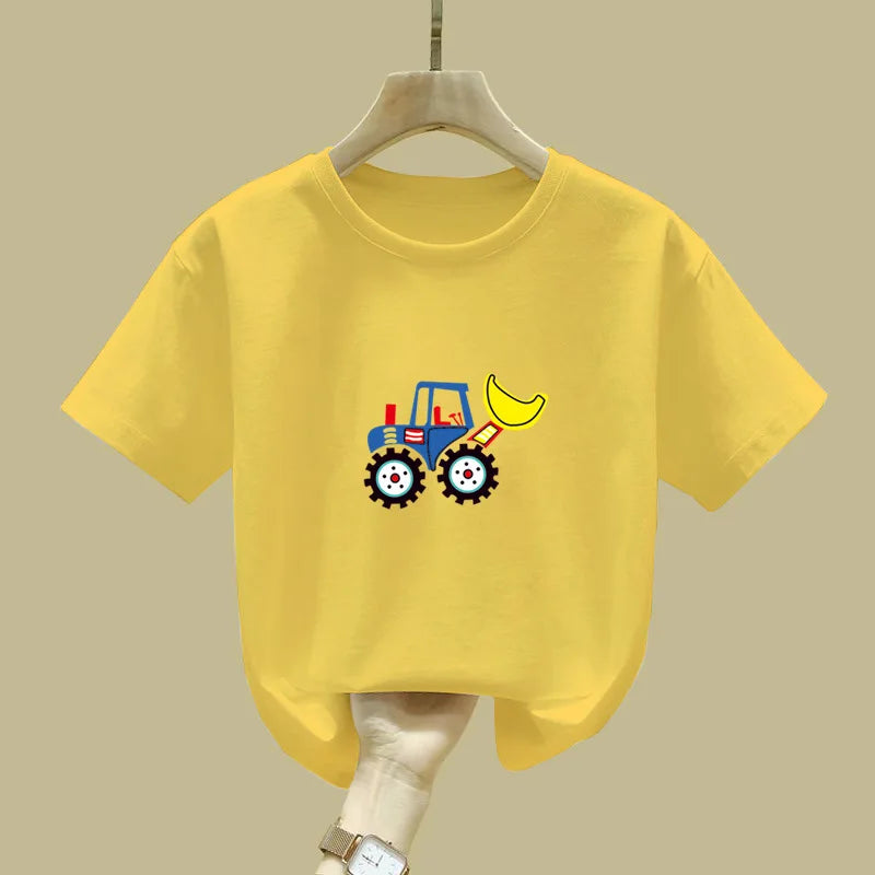 Baby Summer Tops, Cool Children's Wear, Boys' and Girls' Short-sleeved T-shirts for Summer