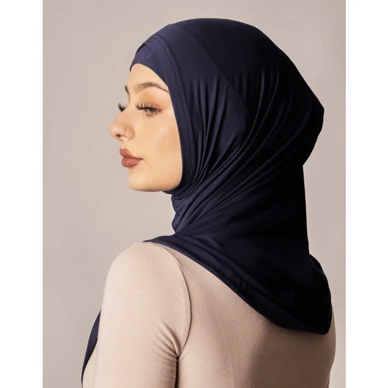 Islamic Modal Black Hijab Abaya Hijabs For Woman Abayas Jersey Hijab Scarf Muslim Dress Women Turbans Turban Instant Head Wrap