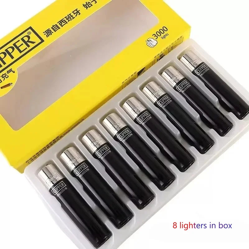 Metal Clipper Lighter Detachable Metal Lighter Environmentally Friendly Inflatable Lighter Grinding Wheel Ignition Tool Men Gift