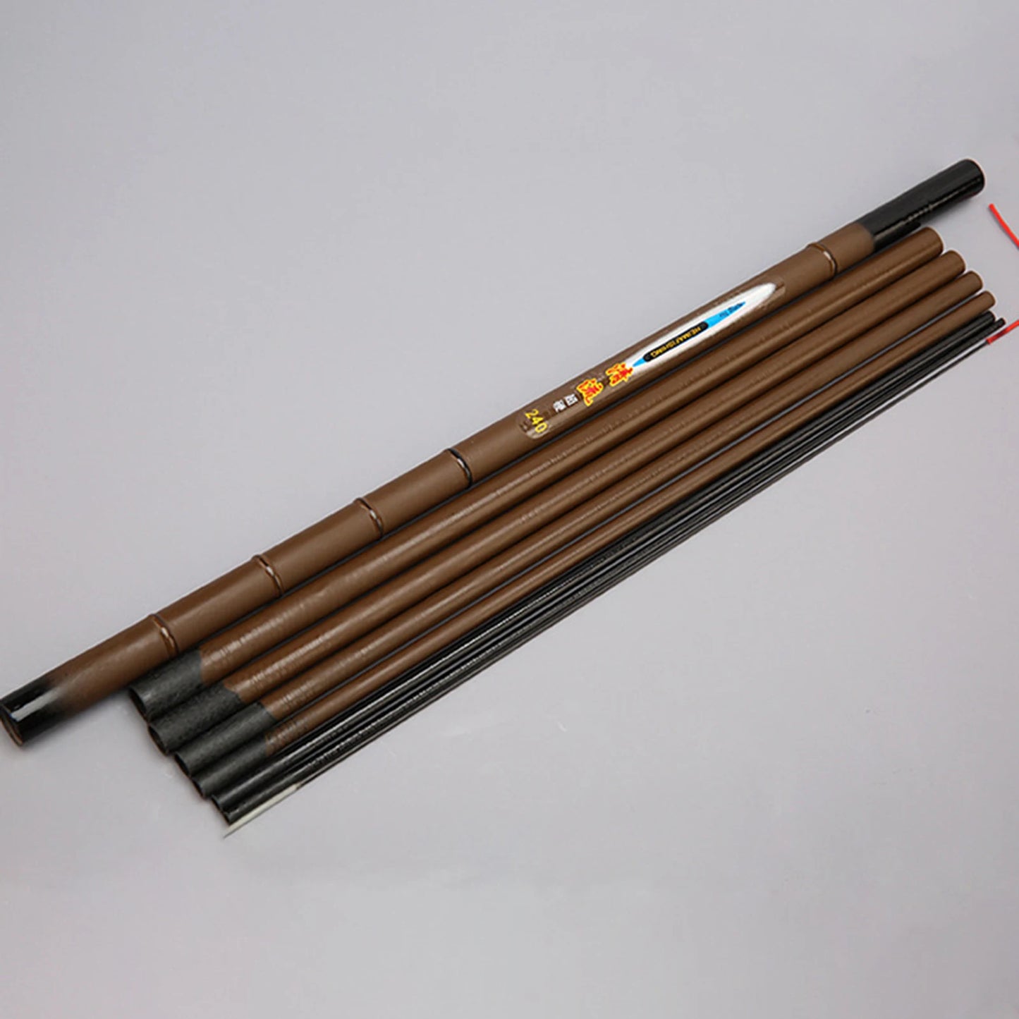 Portable Telescopic Fishing Rod with Solid Rod Tip Design for Freshwater Fishing Using
