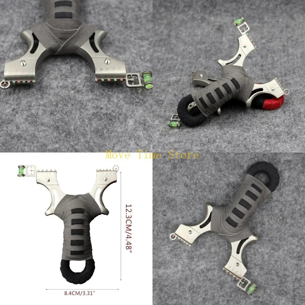 Professional Stainless Slingshots for Hunting Adult Catapult Shooting Slingshot High Velocity Tac-tical Wrist Slingshot