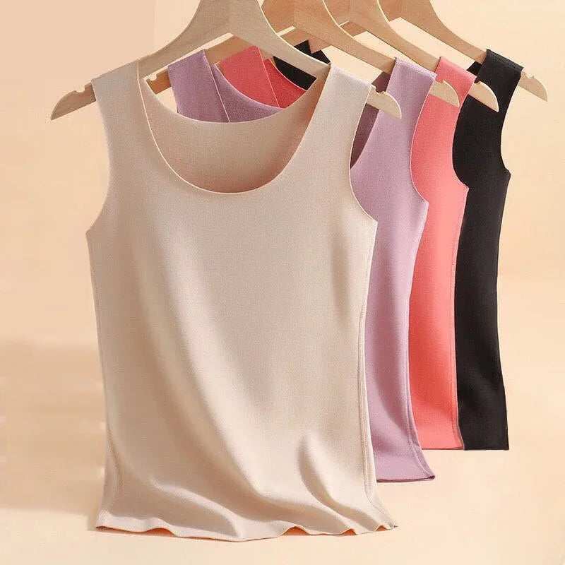 Thermal Underwear Vest Thermo Lingerie Woman Winter Inner Wear Comfortable Warm Top Inner Wear Thermo Shirt Ladies Undershirt