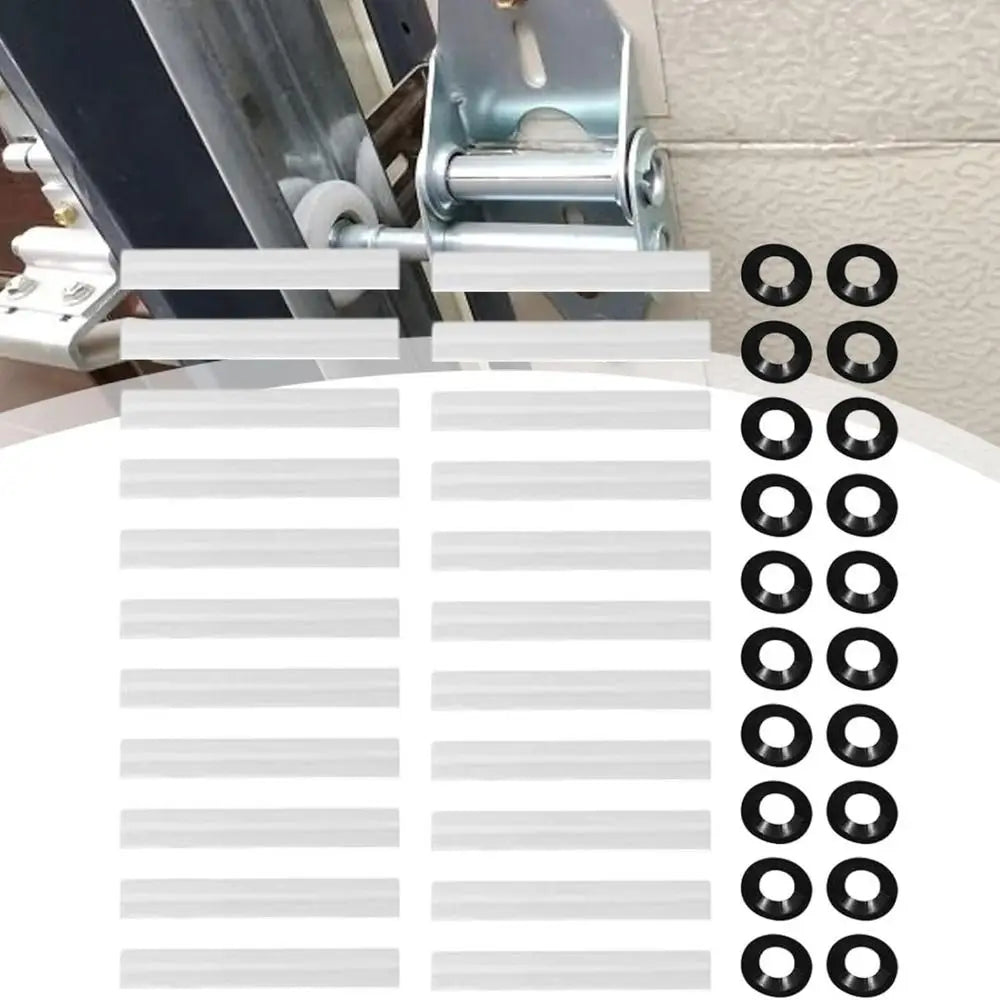 20pcs Quiet Roller Garage Door Rollers High Load Precision Bearing Garage Roller Kit Noise Reduction Heavy Duty