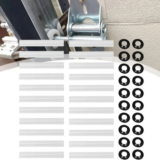 20pcs Quiet Roller Garage Door Rollers High Load Precision Bearing Garage Roller Kit Noise Reduction Heavy Duty