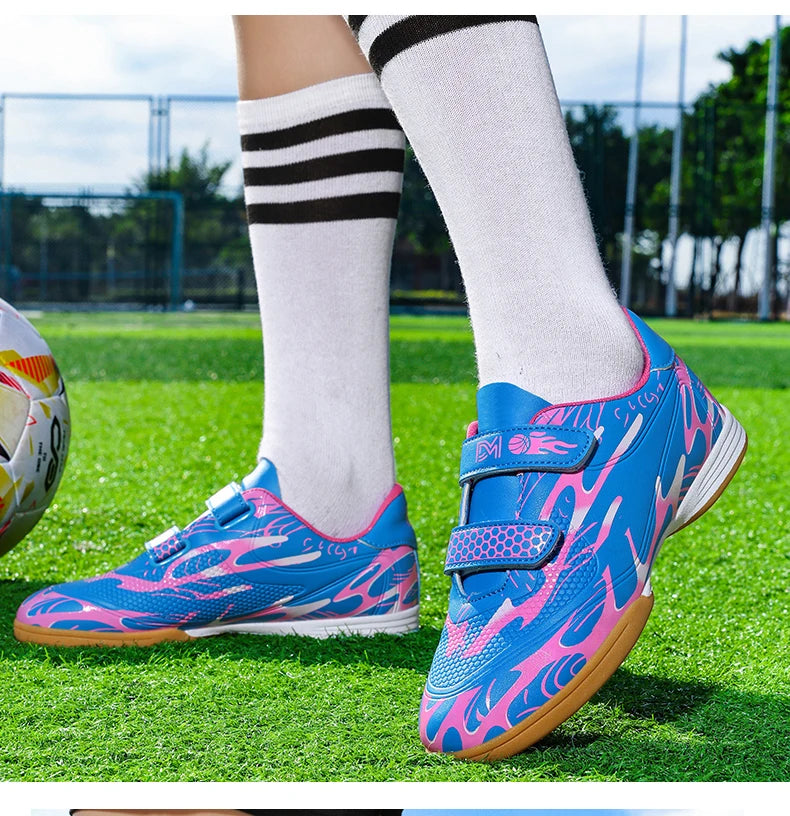 Kids Soccer Shoes School Football Boots Professional Cleats Grass Training Sport Footwear Boys Outdoor Futsal Soocer Boots 28-38