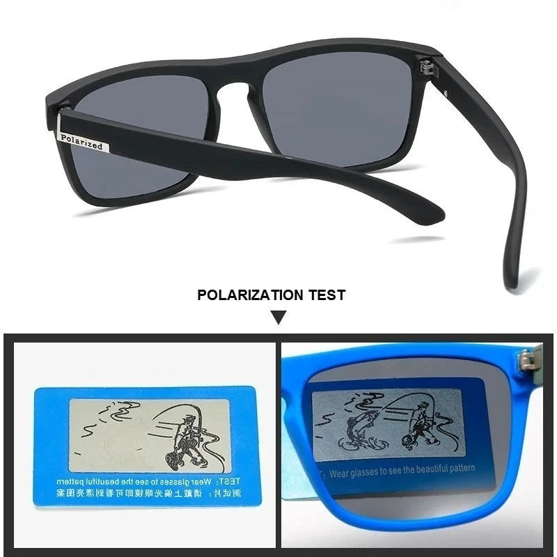 Vintage Polarized Sunglasses Men Women Fashion Square Retro Driving Fishing Luxury Brand Designer Sun Glasses UV400 Eyewear