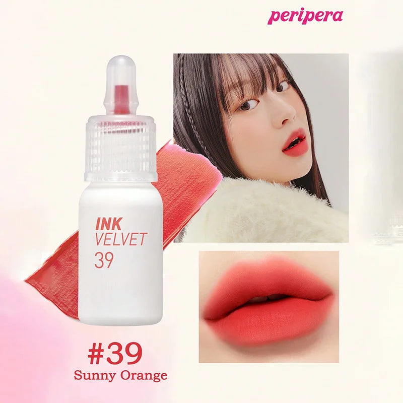 K-beauty Ink Velvet Lipstick high-pigment and long-wearing, weightless, gluten-free, paraben-free, velvet-matte, long-lasting