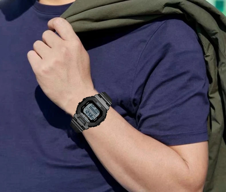 Outdoor Sport Watch for Men G Style Digital Mens Watches 50M Waterproof Green Hombre Male Tactical Electronic Wristwatch Gifts