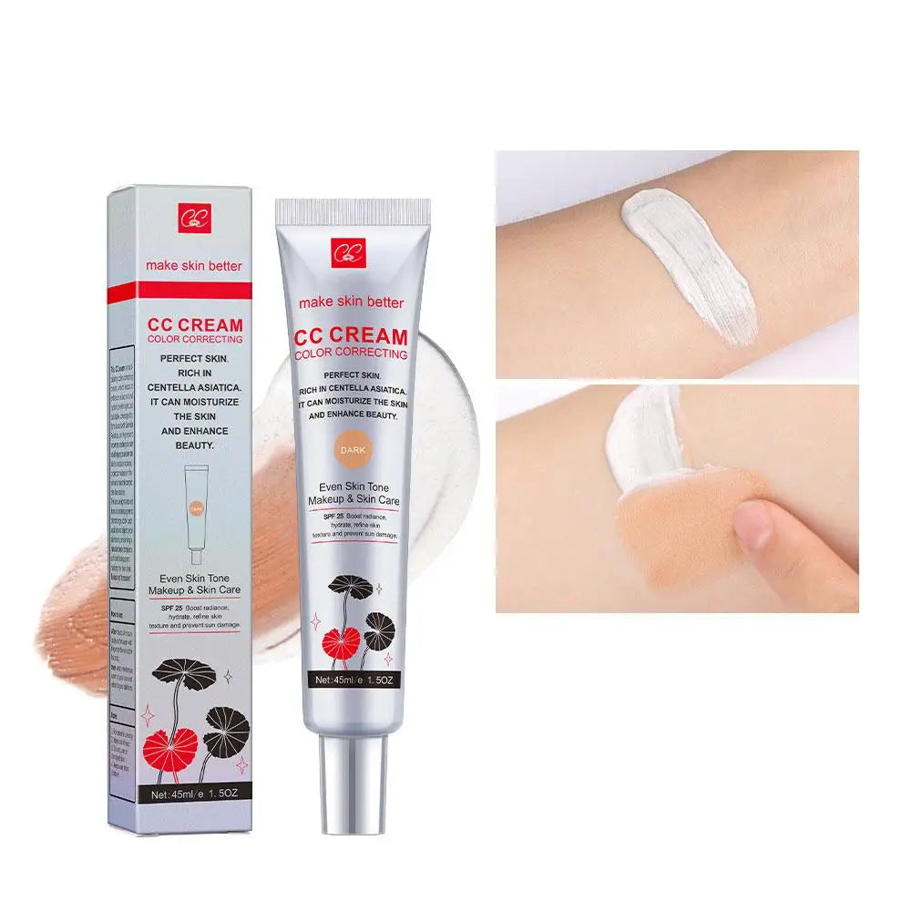 Centella Asiatica CC Cream Oil Controlling Moisturizing LongLasting Concealing Sun Protecting Skincare Perfect Makeup Primer