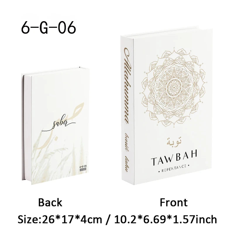 Islamic Church Writing Culture Fake Books Decorative Coffee Table Decoration Storage Box Bookshelf Bedroom Aesthetic Home Decor