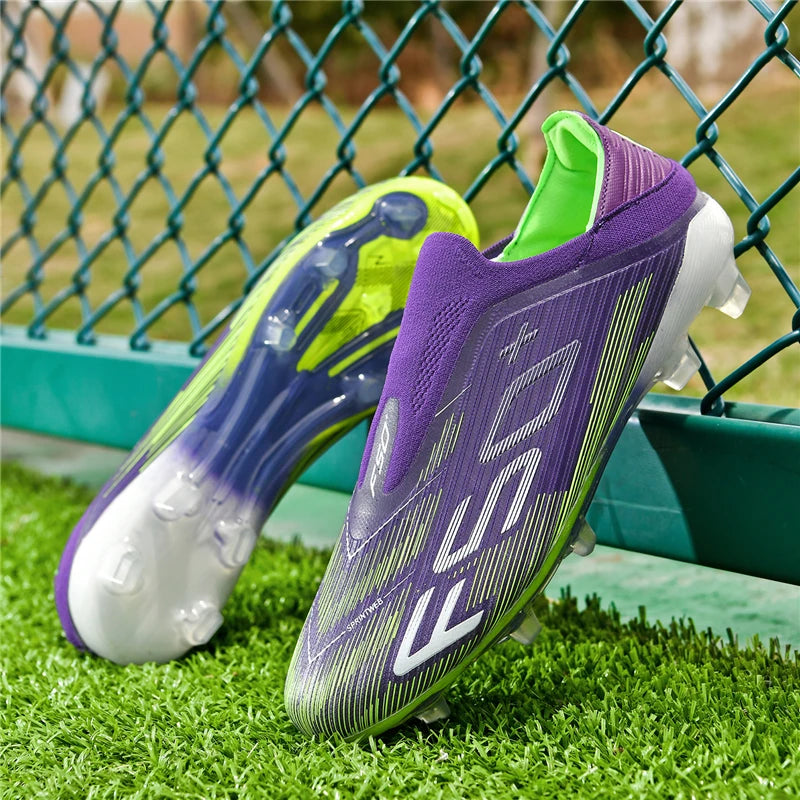 High Quality Mens Football Boots F50 Youth FG/TF Training Studded Fast Soccer Cleats Boys Non Slip Football Shoes for Man 35-45