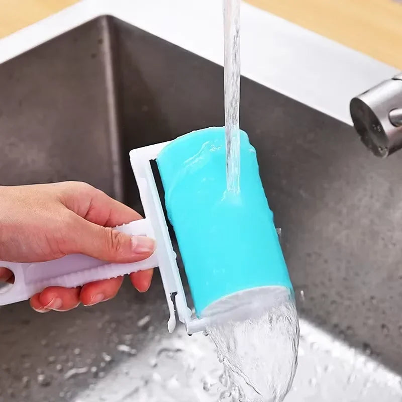 Washable Lint Roller Reusable Pet Hair Remover Brush Sticky Hair Removal Tool for Clothes Lint
