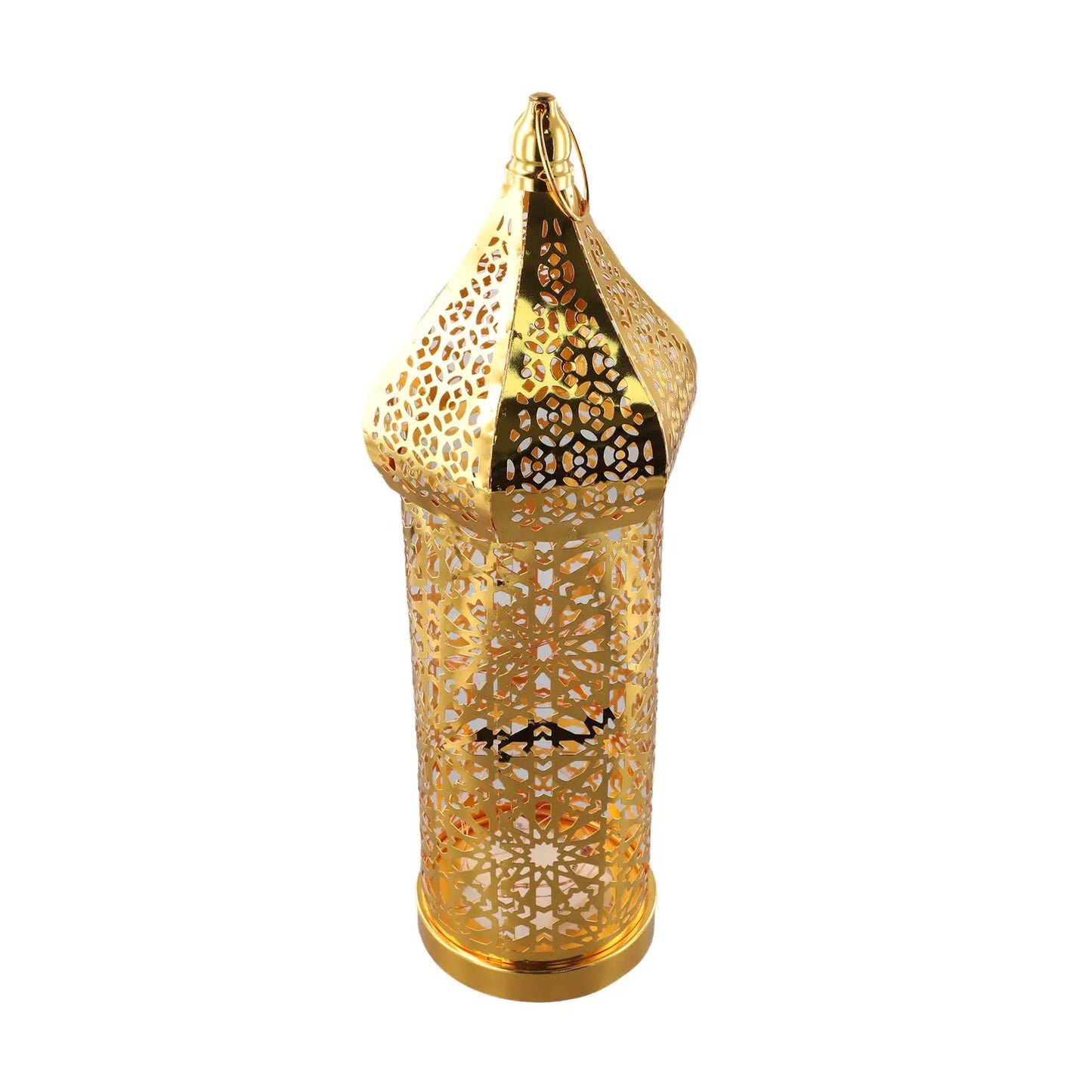 Home Décor Iron Ornaments Golden Hollow Light Ornaments Moroccan Ramadan Ron Lanter Table Decoration Widely Used Home Decoration