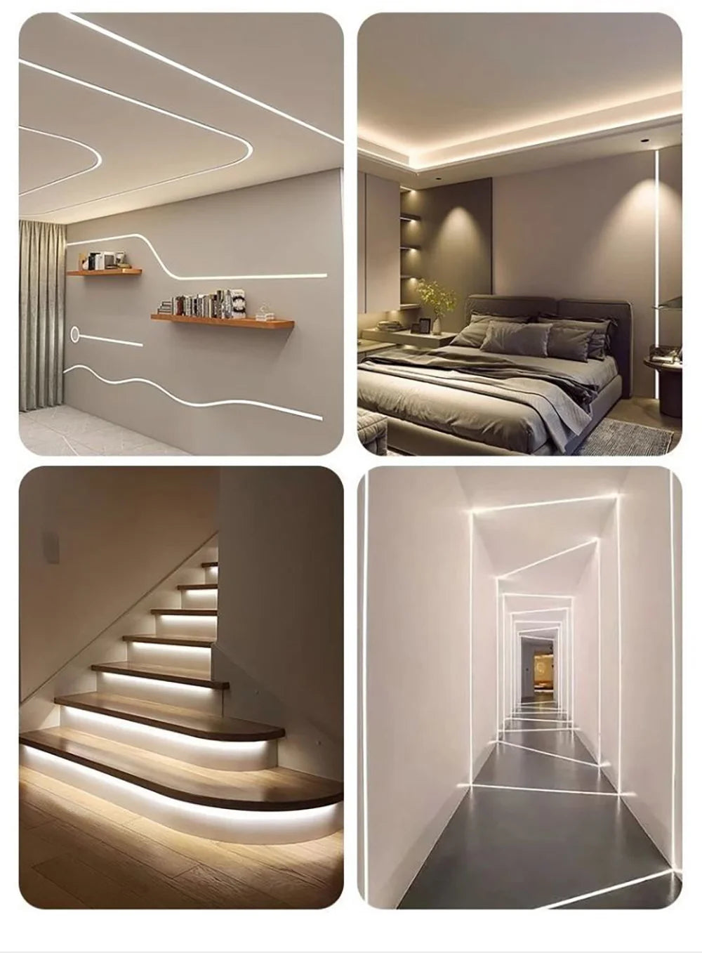 LED Strip Light RA98 5mm 8mm PCB 5m 10m 24V 2835 120 240 LEDs Flexible Adhesive Tape 2700K 3000K 3500K 4000K 5000K 6000K Decor