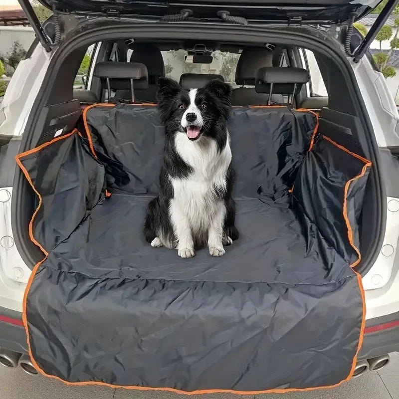 2025 Durable Polyester Auto Trunk Mat for Pets - Non-Slip, Scratch-Resistant, Easy-Clean Mat for SUVs and Cars, Pet Safety Mat