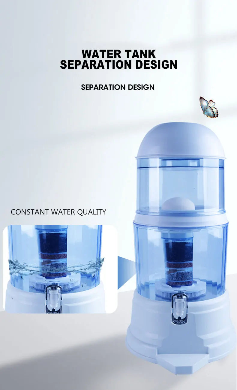 16L Water Filter Drinking Water Bottle Household Water Purifier Pure Filter purificador de agua potable purificador agua