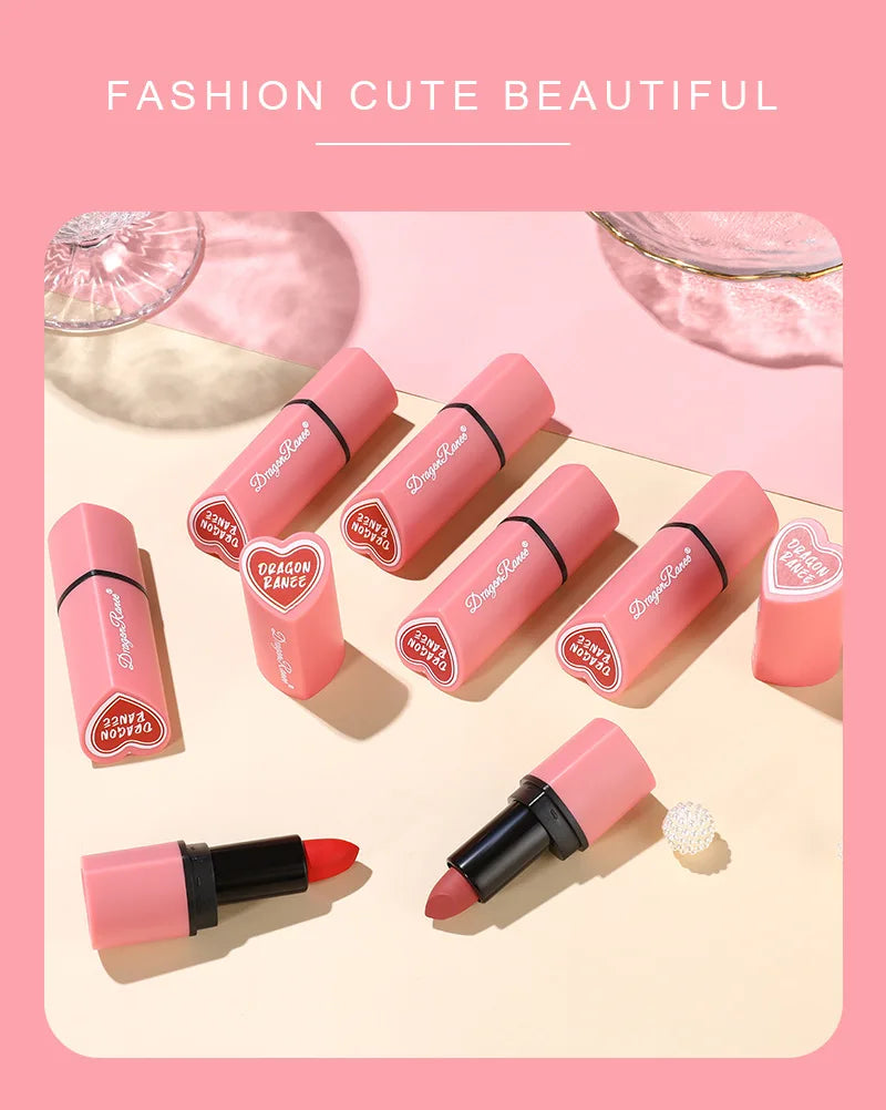 Lip Gloss Heart Melter High Shine Glossy Finish Playful Bubblegum Pink Moisturize Velvet Love Nude Pink Lipstick Wine Lip Tint