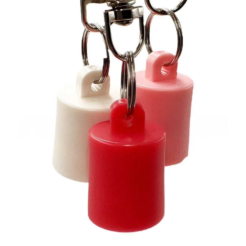 Keychain Holder for Lip Gloss Summer Fridays Lip Balm Holder Keychain - Portable Lipgloss Cap Compatible with Summer Fridays