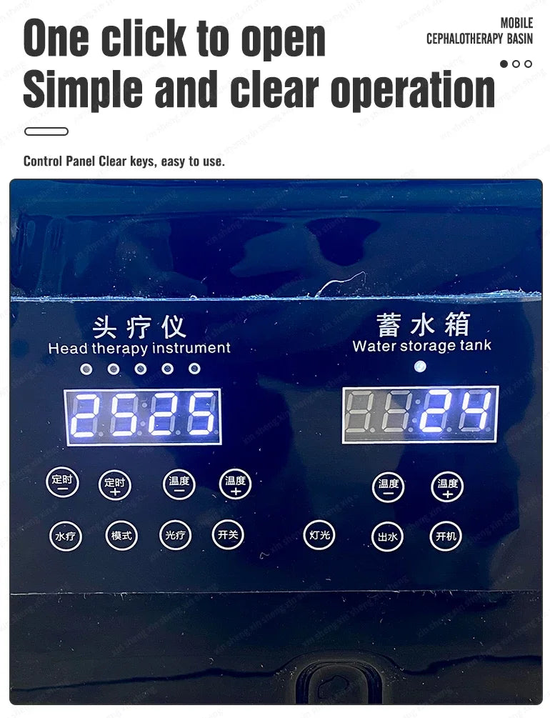 XinSheng Head SPA Fumigation Hydrotherapy Equipment Beauty Barber Furniture Massage Hair Salon Water Circulation Shampoo Sink