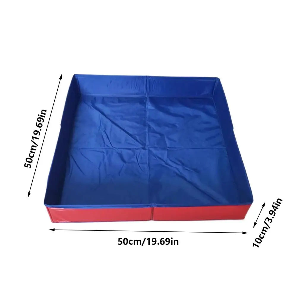 Pet Swimming Pool Foldable Cat Dog Toy Pool Outdoor Portable Non-slip Summer Swimming Pool Pet Cleaning Water Basin Pet Supplies