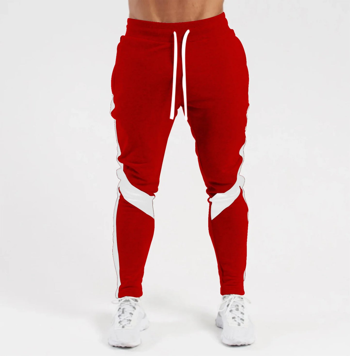 2025 Spring/Autumn New Men's Fashion Loose Casual Pants High Waist Striped Sports Breathable Small Foot Guard Pants