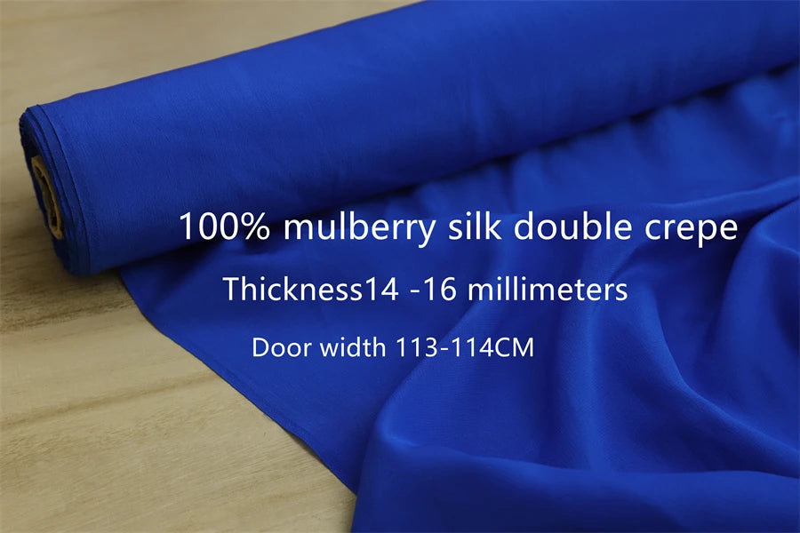 Pure silk shirt clothing fabric wide silk crepe silk fabric crepe dress special offer100% pure silk crepe 25 color selection