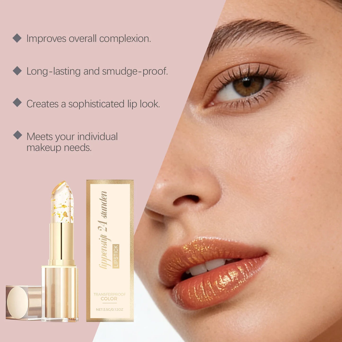 Color Changing Lipstick Long Lasting Moisturizer Nutritious Balm Non-sticky Cosmetic Makeup Waterproof Sexy Lips Stick For Women