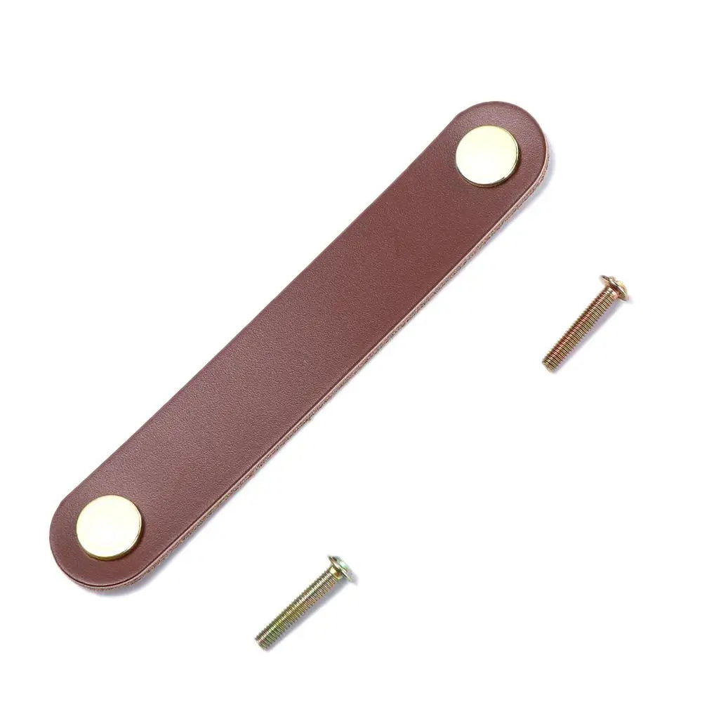 Children's Furniture Hardware Kitchen Wardrobe Cabinet Environmentally Drawer Handle Door Pulls Furniture Knobs Leather Handle