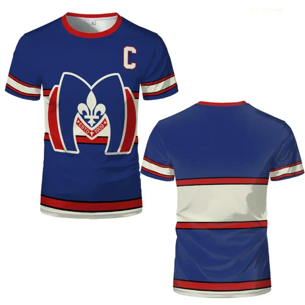 Heated Rivalry Hockey Jersey Summer Outdoor Sports Breathable Short-Sleeve T-Shirt Y2K Unisex Harajuku Style Casual Fashion Top