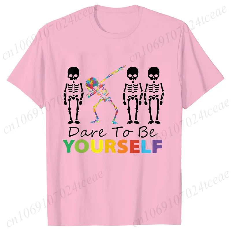 Autism Puzzle Piece Women Unisex T-shirt Tshirt Neurodiversity Graphic Fashion Autism Tree Awareness Tshirt Adults Kids Clothing