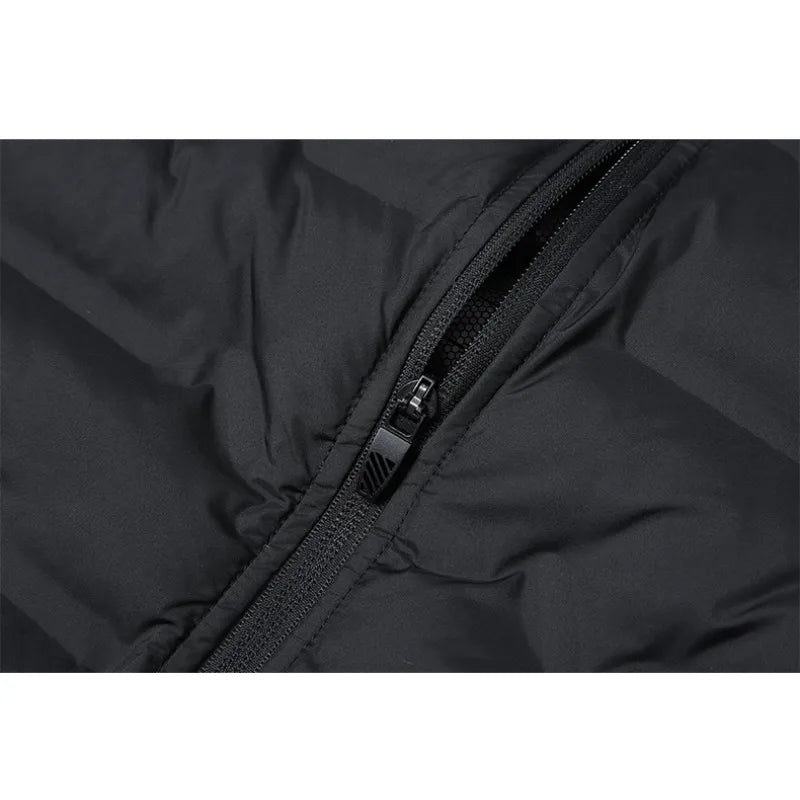CHUJIEMen's autumn and winter graphene material warm and casual lightweight cotton jacket men's coat