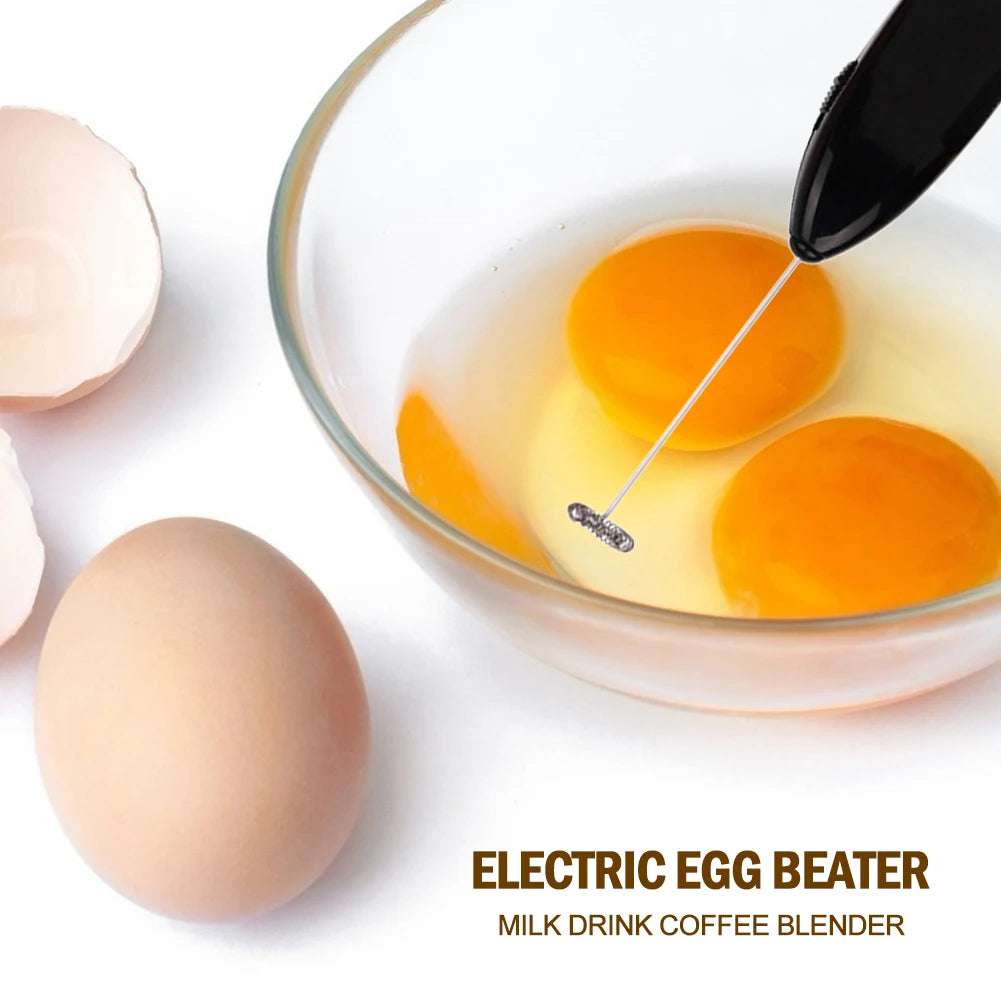 Cordless Milk Foamer Coffee Whisk Mixer Electric Blender Egg Beater Mini Frother Handle Stirrer Cappuccino Maker Cooking Tools
