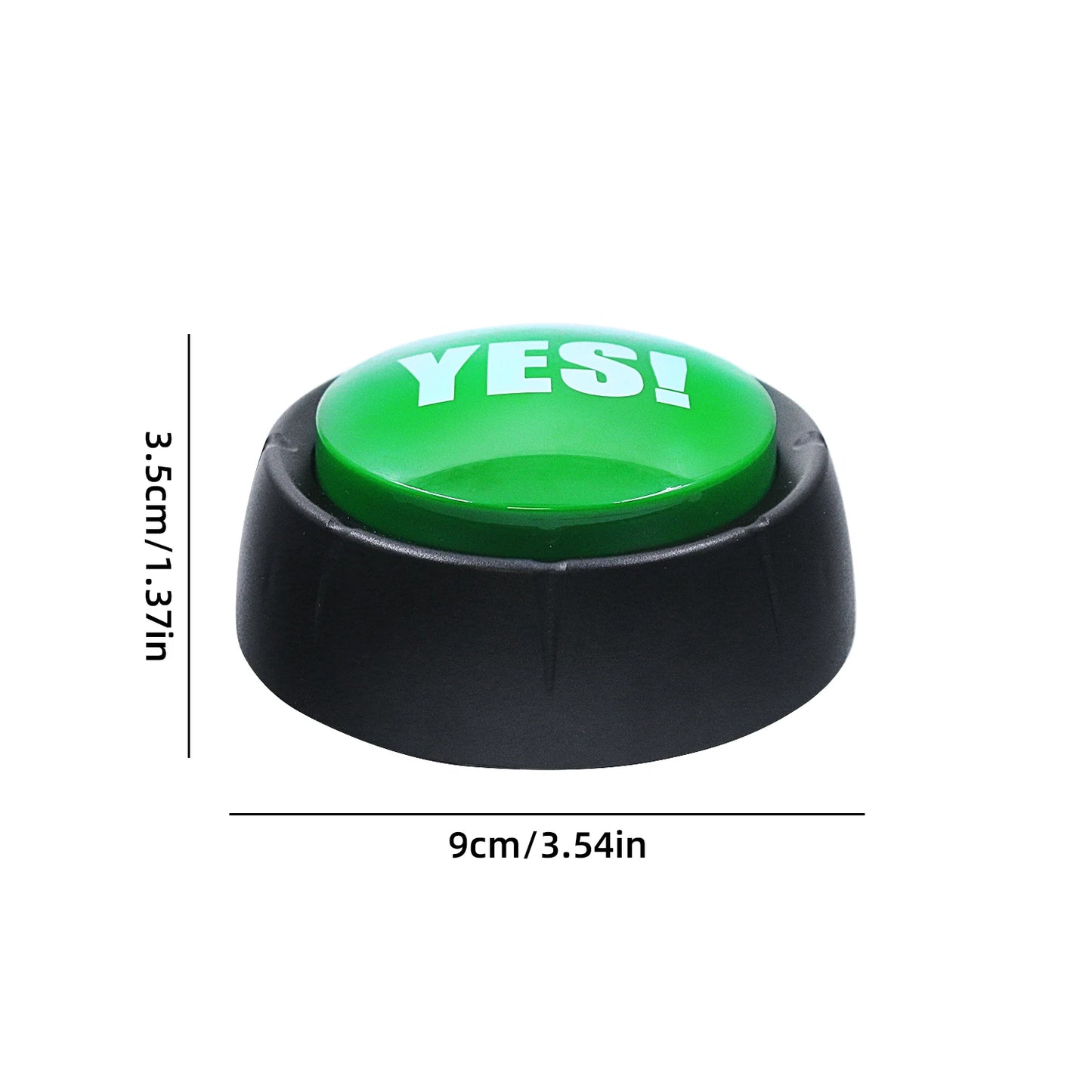Pet communication YES NO sound button Squeezing prank toy electronic sound button