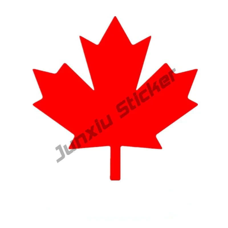 Fashion Canada Decals Canada Round Maple Leaf Decal Canadian Oval Flag Decal Quebec Canada Flag Sticker Premium Quality Stickers