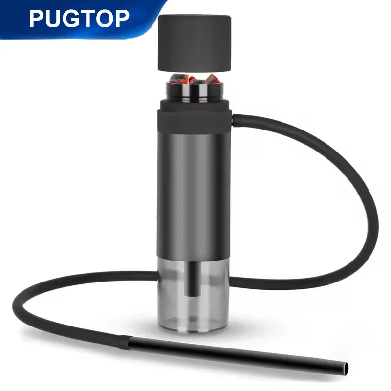Portable Arabic Hookah Cup Car Shisha Set Indoor Outdoor with Protective Cover Small Narguile Chicha Soft Touch Hookah Gift New