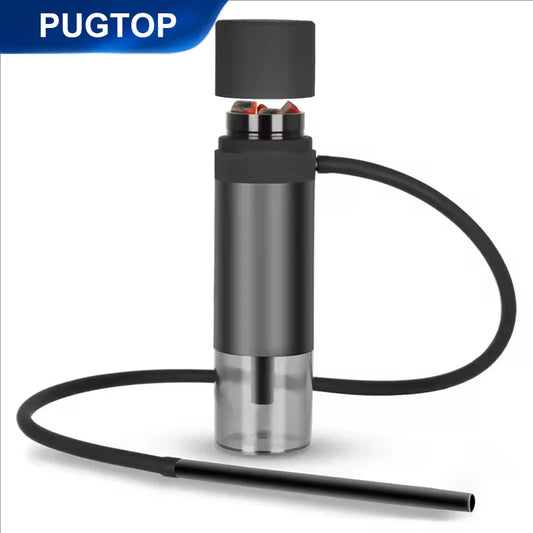 Portable Arabic Hookah Cup Car Shisha Set Indoor Outdoor with Protective Cover Small Narguile Chicha Soft Touch Hookah Gift New