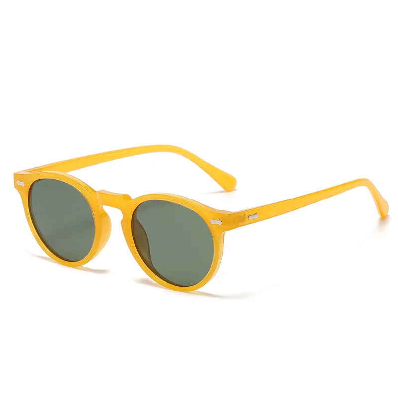 New Retro Polarized Sunglasses Men Women Fashion Small Round Sun Glasses For Male Female Literary Vintage Shades Driving Eyewear