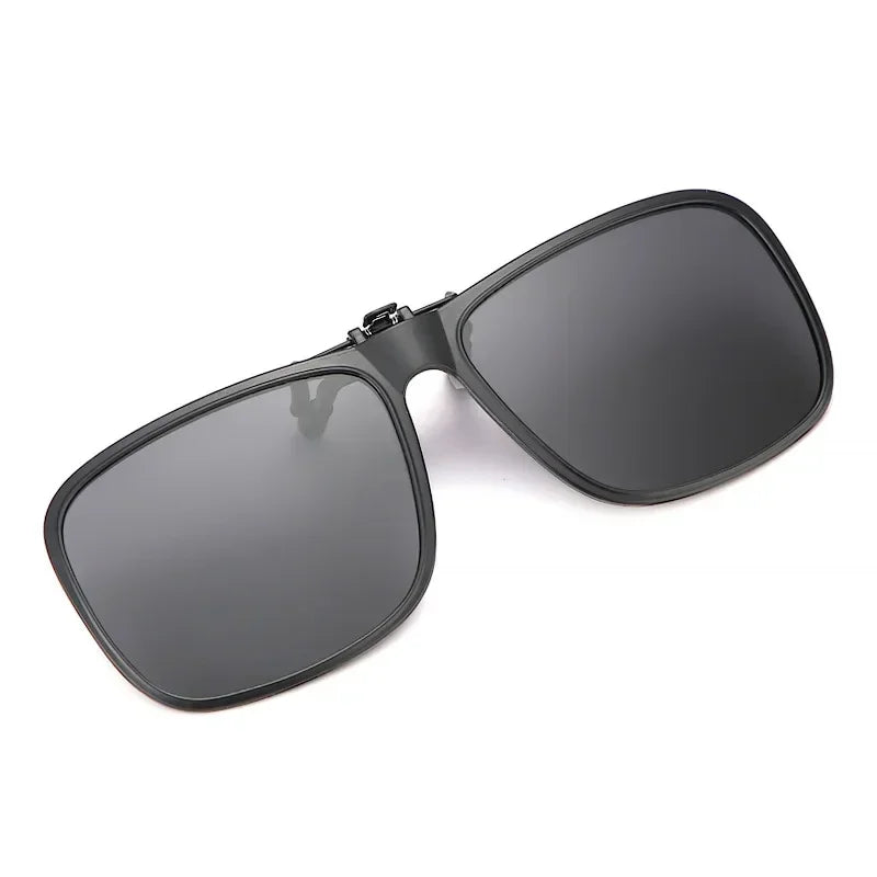 Polarized Flip Up Clip on Sunglasses for Driving Dark UV400 Photochromic Anti Glare Lens MyopiaSun Glasses Car Driver Очки